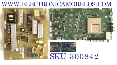 KIT DE TARJETAS PARA TV VIZIO ORIGINAL / MAIN 755.00W01.C001 / 748.00W03.0011 / FUENTE 056.04167.6071 / E217670 / T-CON 5555T23C05 / T420HVN03.3 CTRL / 42T32-C03 / PANEL T550HVN08.1 / MODELO E55-C2 LWZ2SHAR